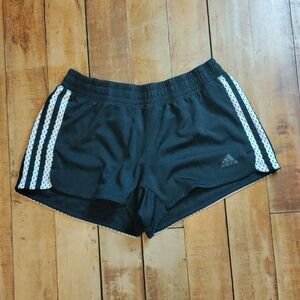 Adidas Shorts Small Black Climalite Activewear Athleisure Sporty Soccer Spring